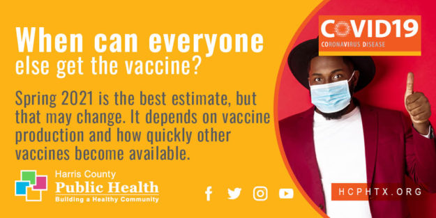 When can ALL adult Texans can get the COVID vaccine?